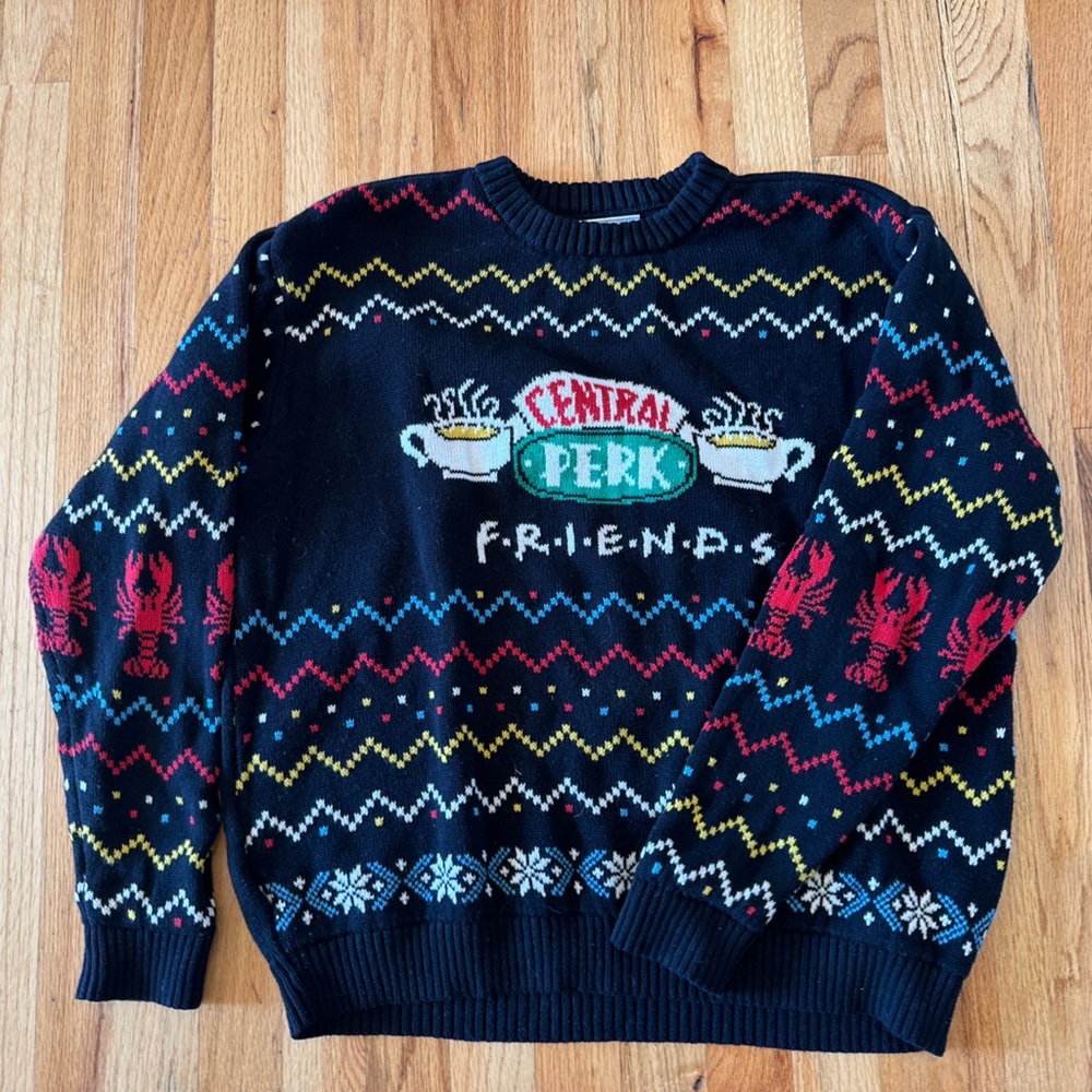 FRIENDS Central Perk Ugly Christmas sweater size Large
